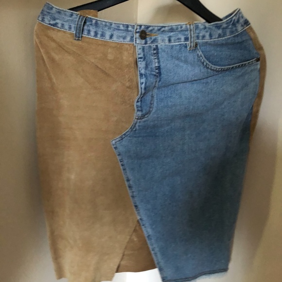 Newport News Jeanology Collection Jacket/Skirt - Picture 2 of 4